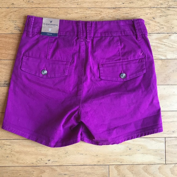 NWT American Eagle high rise shorts - Picture 2 of 3